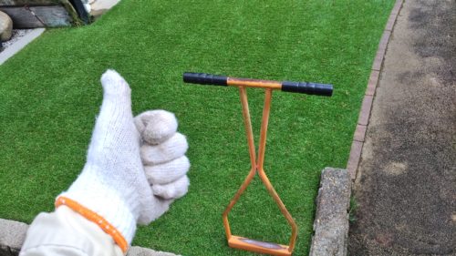 芝生エアレーションを時間短縮する方法😃✨